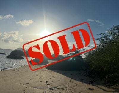 SOLD – AMAZING BEACH FRONT LAND – 21 Mio THB/RAI