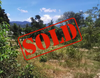 SOLD – Flat plot – easy to build – great view 3.3 million THB