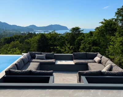 Private 3BR Luxury Villa with Breathtaking Panoramic Views & Solar Autonomy in Chaloklum!