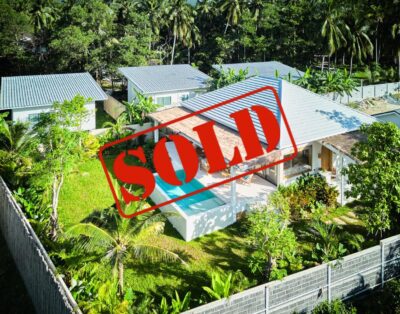 SOLD – Contemporary 3-Bedroom Pool Villa on 640 sqm Land – Secure Ownership